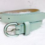 Proenza Schouler Authentic Mint Green Leather Women’s Waist Belt Photo 0