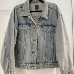 Wild Fable  Distressed Denim Jacket Oversized Photo 0