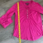Ralph Lauren LAUREN Magenta Pink Blouse XS Petite Preppy Photo 7