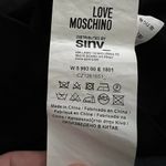 Love moschino  Fitted Biker Dress 6 Women’s Black Photo 5