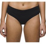 prAna Upswell Bottom 2 Piece Bikini Bottoms Black XL Lined Cheeky Low Rise NWT Photo 4