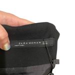 ZARA  Woman Black Mini Skirt Eyelet Tie Detail Women’s Size Large Photo 8