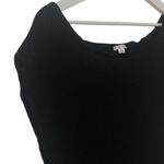 Xhilaration  black cap sleeve bodycon ribbed shirt dress XL Photo 4