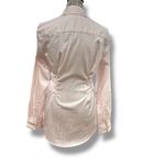 Untuckit Women’s Size S Pale Pink Stripe Tie Waist Button Front Shirt Clara Photo 5