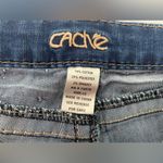 Cache Bellbottom Rhinestone Denim Jeans Size 12 Photo 1