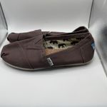 Toms Alpargata Classic Slip On Casual Comfort Shoes Dark Grey Print Size 7 Photo 2