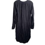 Rails ‎ Bella Gilded Stripe Black Long Sleeve Shirt Mini Dress Size XS Revolve Photo 3