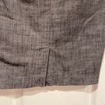 BCX  Size 1 Gray High Waisted Pencil Skirt Sailor Button Detail Zip Back Fitted Photo 8