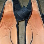L'Amour Des Pieds Amadour Black Suede Leather Platform Shoes Womens Size 10 Photo 9
