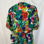 Ralph Lauren New LAUREN Women's 3X Swim Cover Up Dress Multicolor Leaf Print Photo 7