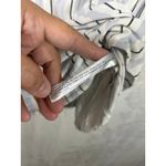 Soma  Night Shirt Medium Gray Striped Short Sleeve Knee Length Pajama Nightgown Photo 6