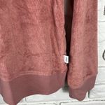 ONIA dusty pink terry cloth 1/4 zip pullover size large Photo 2