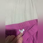 Aerie  pink ribbed flare leggings Photo 3