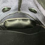 Elegant Black Bucket Faux Leather Tote Bag Photo 8