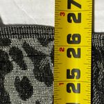 Apt. 9 NWT  black white neck scarf 68 x 27 fringe animal print Metallic Photo 5