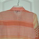 BCX πππBOGOHO πππβTie Front Sheer Button Down Blouse Photo 11