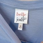 belle du jour Light Blue Women's Flowy Top with Pocket Photo 6