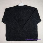 Madewell NEW Donegal dowden Henley Sweater in Coziest Yarn, black, plus size 3X Photo 6