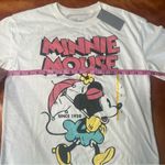Disney NWT  Minnie Mouse Old School Graphic T-Shirt small off white Photo 4