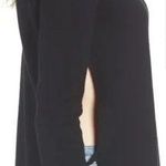 Pam & Gela {M} Black Distressed Turtleneck Sweater Tie Sides Photo 1