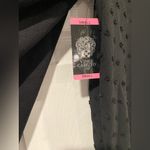 Vince Camuto NWT Size S Black Swiss Dot Long Sleeve Mock Neck Knit Sweater Photo 6