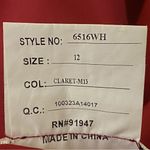 After Six red Taffeta A-line semi-formal or bridesmaid dress. Size 12. EUC Photo 10