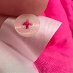 Gap  Women's Boyfriend Fit Button Down Long Sleeve Shirt 100% Linen Fuchsia NWT Photo 6