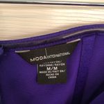 Purple Moda International Strapless Corset Boning Dress Size M Size M Photo 3