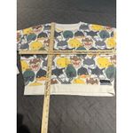 Vtg Six Flags Looney Tunes women's L all over cartoon character print sweatshirt Size L Photo 2