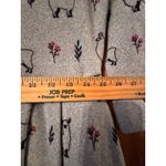 L.A. Soul Women's Gray Alpaca Print Knit Dress 3/4 Sleeve Casual Cute sweater Size M Photo 8