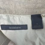 Liz Claiborne  Linen Cotton Sparkly Western Cowgirl Rodeo Womens Jacket Sz Medium Photo 1