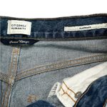 Citizens of Humanity Florence Cropped Jeans High Rise Frayed Hems Blue Size 24 Photo 6