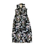 Vince Camuto Maxi Dress Womens 1X Sleeveless Floral V-Neck Pullover Used Photo 2