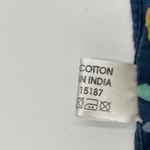 Batik Bandana Scarf Floral Paisley Blue Colorful Hippie Boho Unisex Cotton Artsy Photo 9