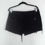 Black Orchid  Black Distressed Jean Shorts NWT Size 29 Cut-Off Black Denim Shorts Photo 1