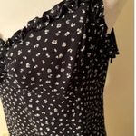 Oak + Fort Navy Blue Floral Printed Mini Dress Photo 2