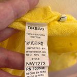 Seaspice Resort Wear Womens Beachy Arabella Gauze Midi Dress Size M Babydoll Yellow Size M Photo 5