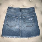Free People Embellished Denim Skirt Blue Size 2 Photo 4