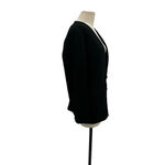 J.Crew J.‎ Crew French Girl Blazer Black Double Breasted Size 12 Photo 5