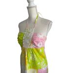 Lilly Pulitzer  Daphne Lace Patchwork Halter Dress Size 4 Photo 5