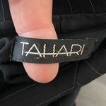 Tahari  Women's Blazer Jacket Size 4 Black With White Pinstripe Photo 5