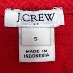 J.Crew Red Textured V Photo 2