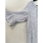 Saks 5th Avenue Saks Fifth Avenue Off the shoulder Dress XL Women 100% Linen Ruffle 2051 Photo 2