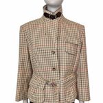 Victoria's Secret Body By Victoria Plaid Blazer Jacket Photo 1