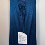 City Triangles Sparkly Turquoise Formal Dress Photo 5