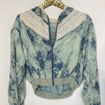 Free People We The Free True Blue Crochet Jacket Photo 2
