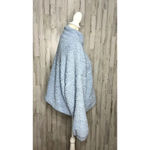 Urban Outfitters  Women's Size Medium Blue Casual Winter Sherpa Full‎ Zip Jacket Photo 3