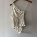 EXPRESS NEW!!  Cream White One Shoulder Bodysuit Photo 1