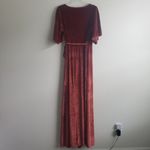 Baltic Born Meghan Velvet Wrap Maxi Dress Short Sleeve New Without Tags Photo 6