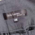 Daisy Fuentes  Sweet Sophisticate Pinstriped Pants SIZE 18W Photo 1